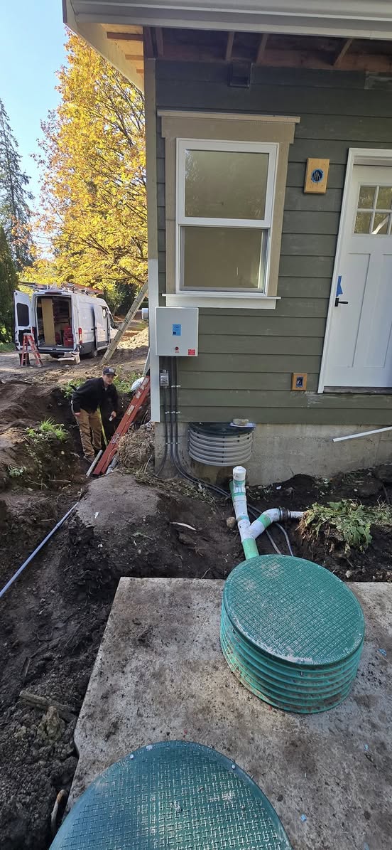 Septic controller installation